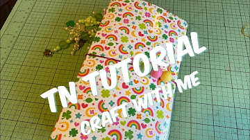 Laminated Traveller’s Notebook Tutorial (Craft with me)
