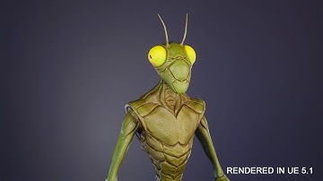 Insect creature UE 5 preview