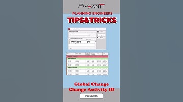 P6 Tips&Tricks – How to change Activity ID’s using Global Change in 1 minute