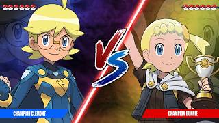 Pokémon Battle Multiverse: Champion Clemont Vs Champion Bonnie