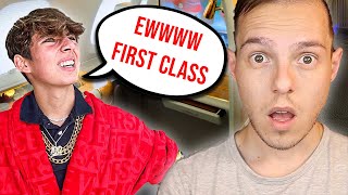 The RICHEST KID In America HATED Flying FIRST CLASS