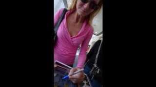 Joan Allen signing autographs for E1soeautographs