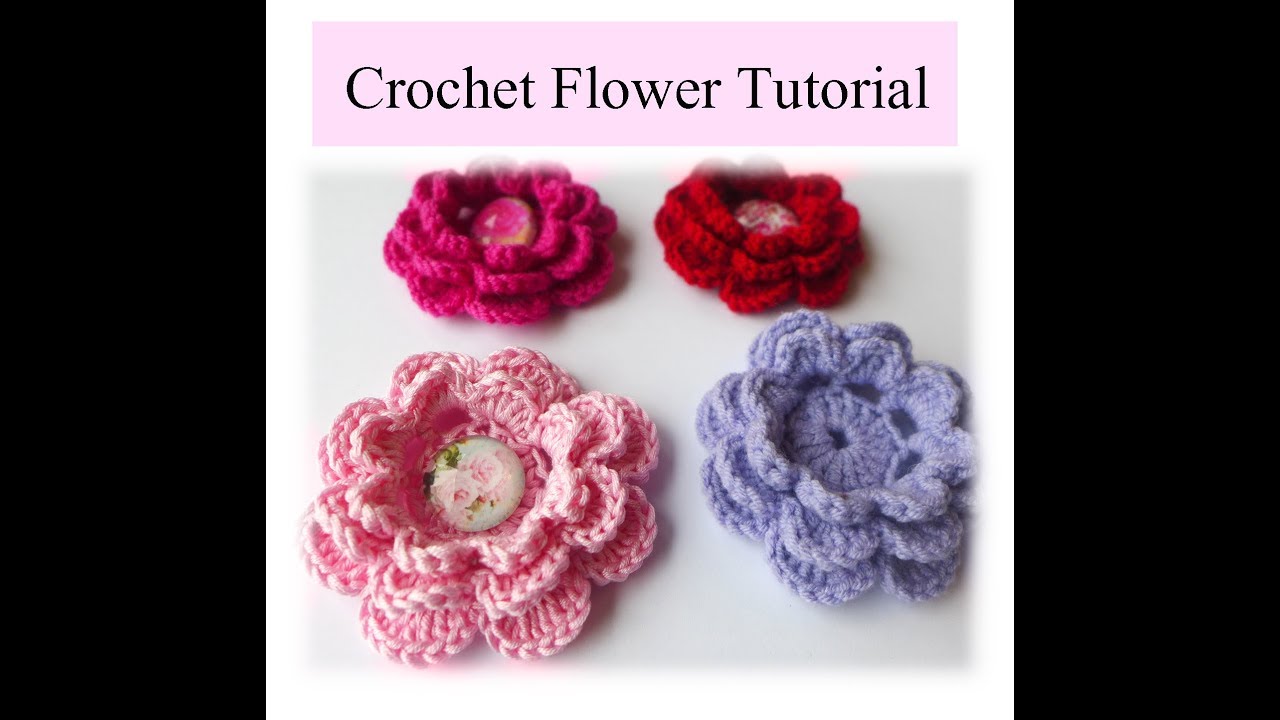 Crochet Flower Tutorial YouTube