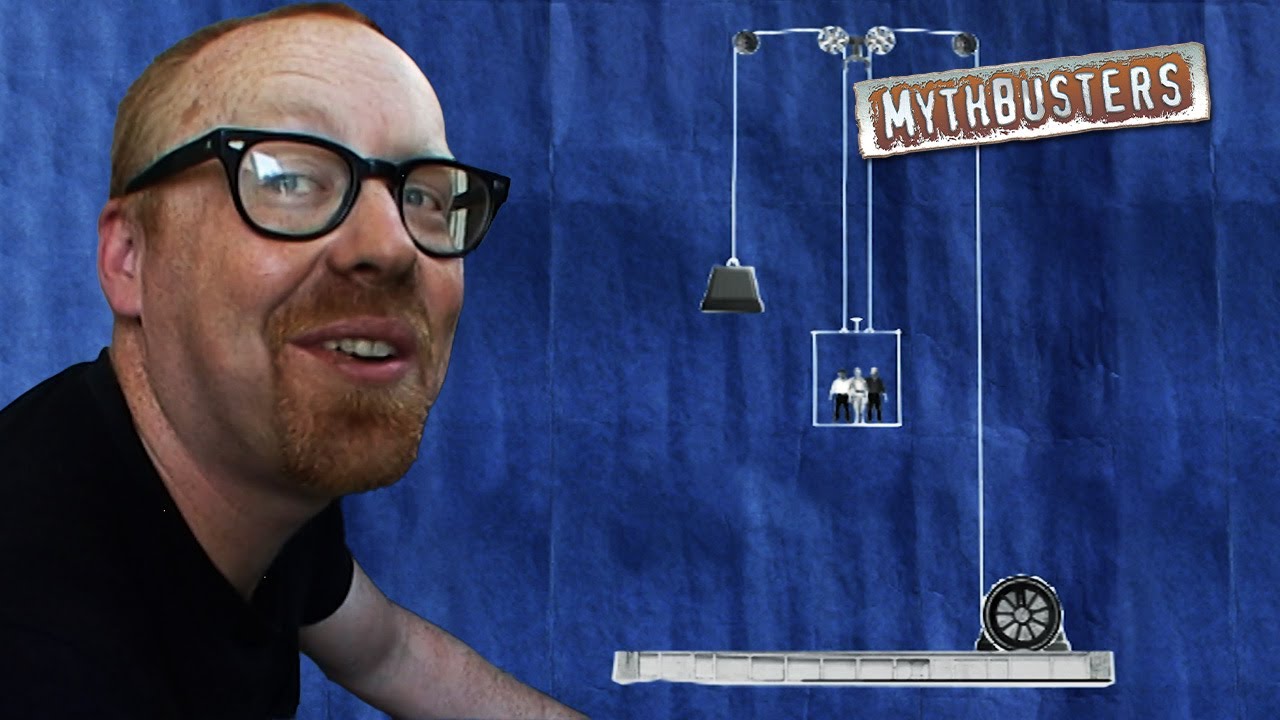 Elevator Free Fall! Can Jumping at the Last Second Save You? | MythBusters