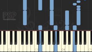 gaudete rejoice (Traditional) [Synthesia Piano Tutorial]