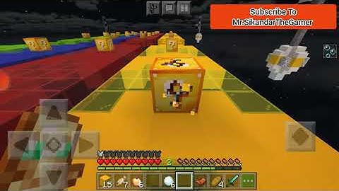 HOW TO DOWNLOAD LUCKY BLOCK RACE MAP LIKE LOGGY GAMER FOR MINECRAFT BEDROCK EDITION 1.19