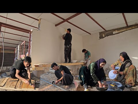 Hakimeh and Gol Afroz collaborate with Rajab to build a house before Hakimeh's son is born.
