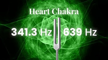 Heart Chakra Sound Meditation | 639 Hz & 341.3 Hz Tuning Forks for Love and Balance