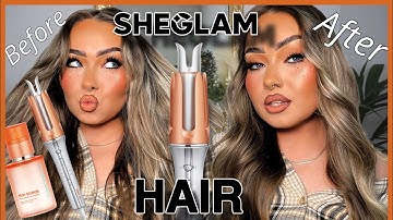 OMG! SheGlam HAIR?! 😇 One-Touch Instant Hair Curler… Unreal Waves in Minutes! 💖 #SHEGLAMHAIR