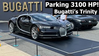 Bugatti's $5 Million Dollar Trinity: 3100 HP, 44 Cylinders, and 12 Turbos
