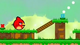 IS THIS GEOMETRY DASH AGAIN? :0 | Angry Birds - cronibet (Angry Bird Dash) / XL Art Level screenshot 4