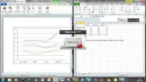 Microsoft office word-how to make a bar line graph