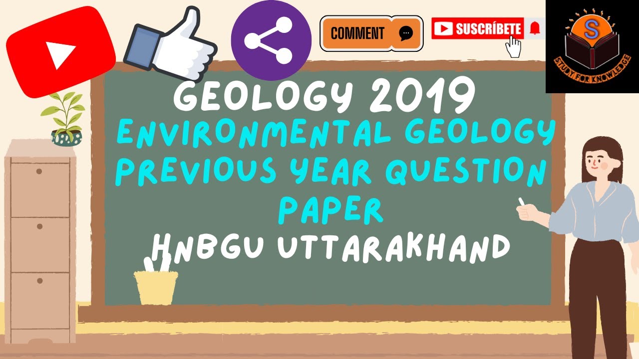 ENVIRONMENTAL GEOLOGY PYQ || 2019 || FOR MSC, BA AND BSC GEOLOGY || (HINDI)