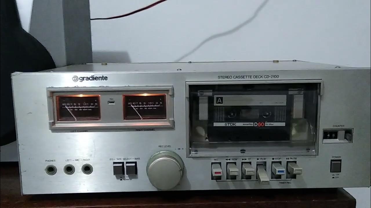 Tape deck Gradiente CD2100 YouTube