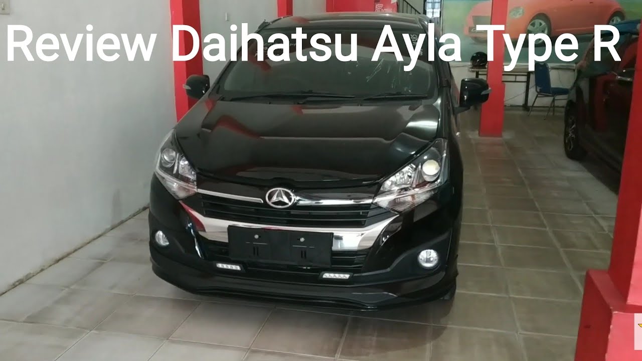 Review Daihatsu  Ayla  Facelift type R  Manual 2021  Indonesia 