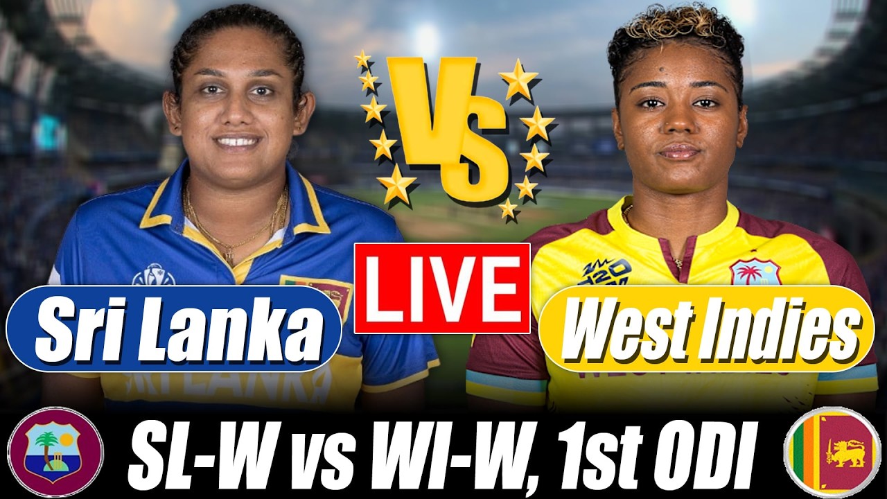 Sri Lanka Women vs West Indies Women live Score | SL W vs WI W live 1st ODI Score Commentary