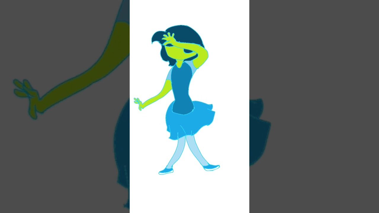 Alien girl Waving, here is a quick animation I made of an alien girl waving at you as a test