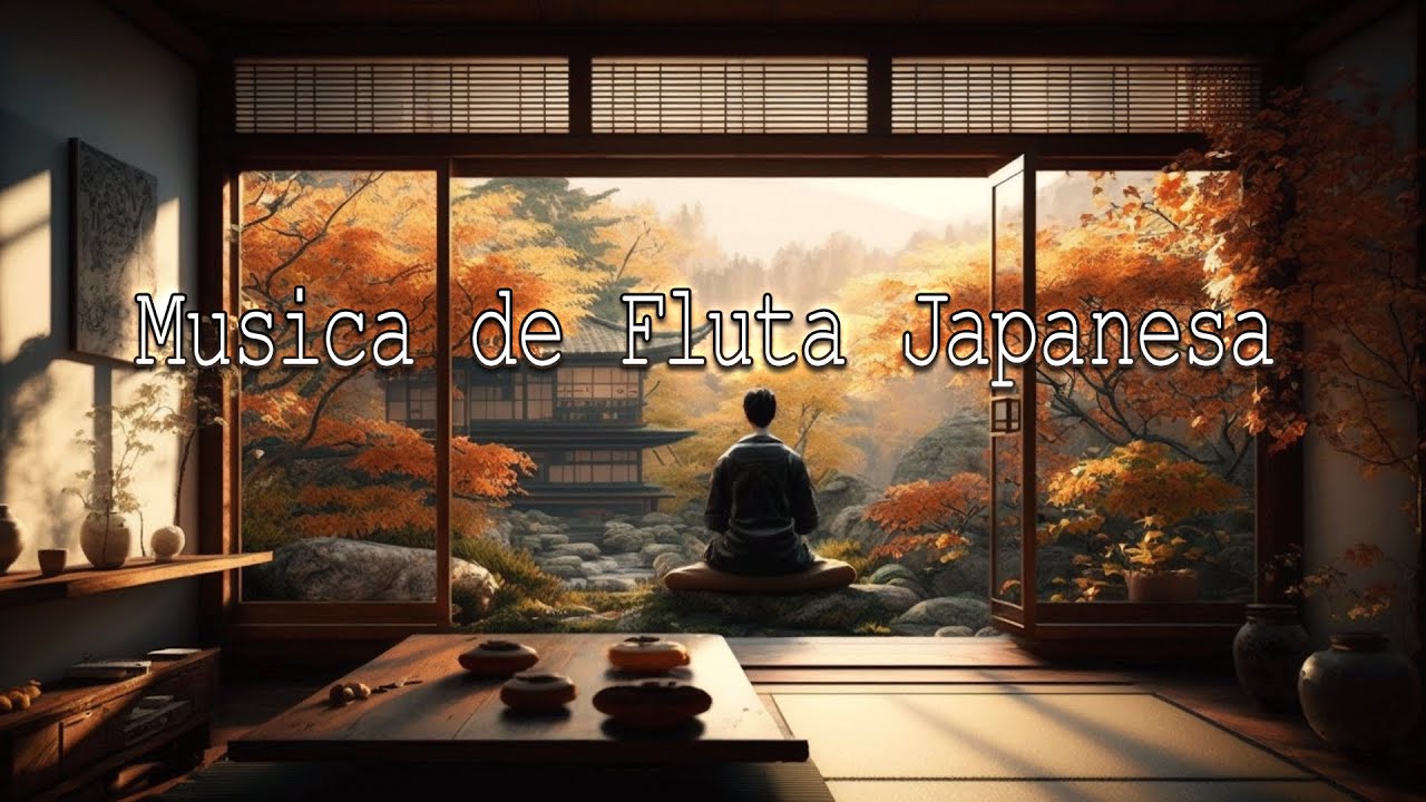 Música de flauta japonesa, relajante, relajante, curativa, para
