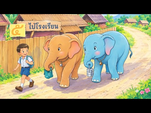 ภาษาพาที ประถมศึกษาปีที่ 1 บทที่ 5 เรื่อง ไปโรงเรียน