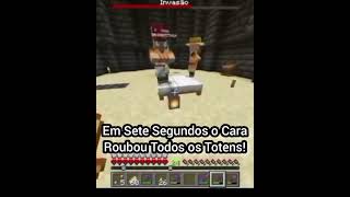 Ladrão Flagrado Roubando no Minecraft