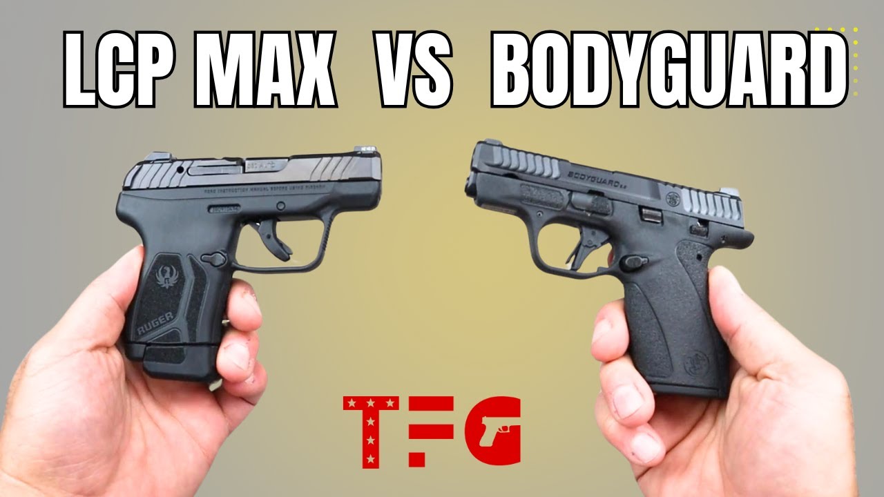 Ruger LCP Max против S&W Bodyguard 2.0 — TheFirearmGuy