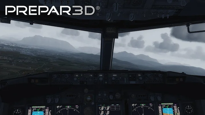 P3D 3.4 - AMAZING REALISM 2017 - Landing @ Salzburg 4K