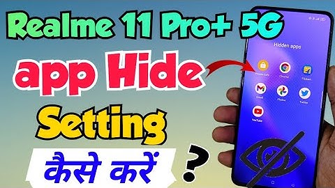 Realme 11 Pro+ 5G me App Hide kaise kare | how to app hide in realme 11 pro plus 5g | vkmtechnical