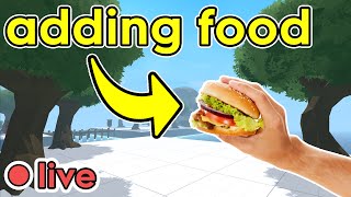 Adding food to my RAFT inspired game - GAMEDEV