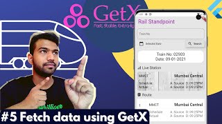 Model, GetX  as a Reactive state management | Train Standpoint | flutter tutorial in Hindi # 4.5