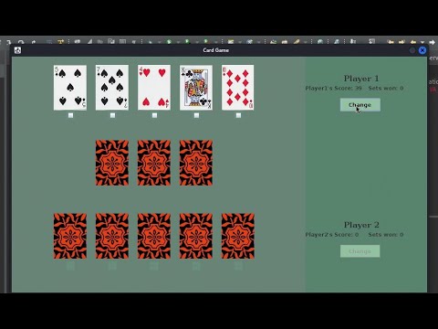 JAVA Card Game - YouTube