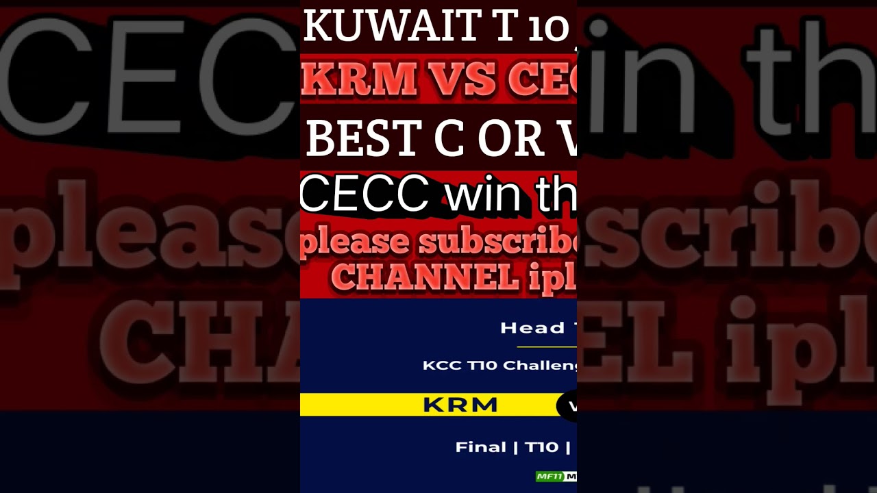 "KRM vs CECC GL: Epic Clash in the Kuwait Ti 10 League! 🔥 Who Will Take the Crown?"