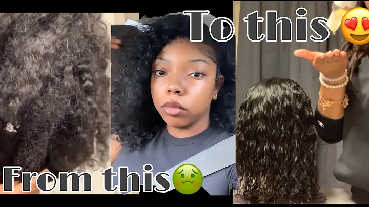 How I fix my matted curly Amazon wig