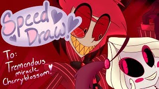 Hazbin Hotel-Alastor&Mimzy Speeddraw