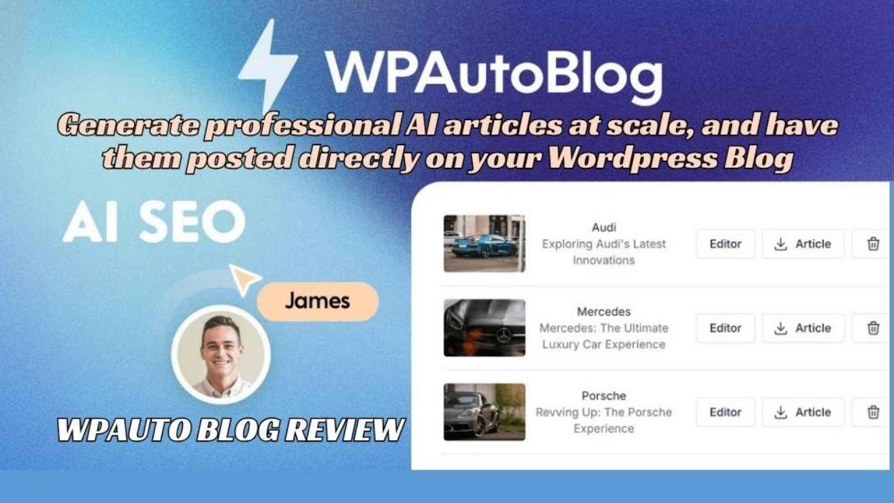 WPAutoBlog Review: Automate Content Skyrocket Organic Traffic