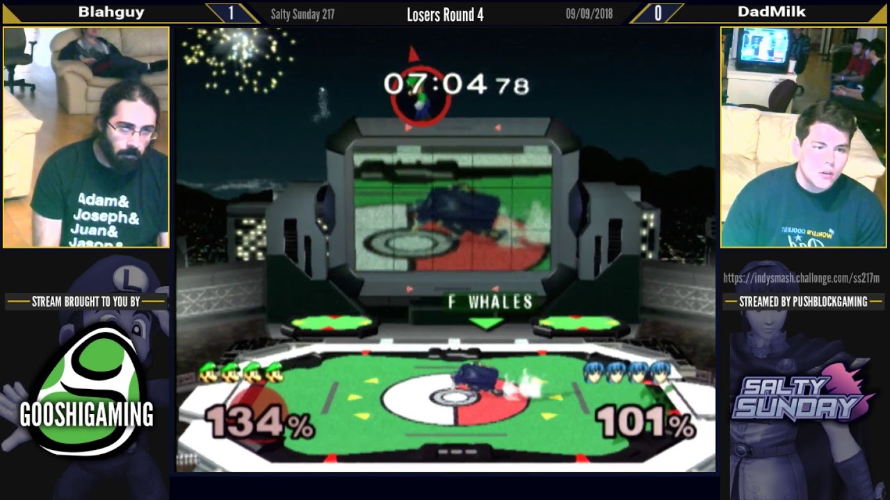 SS217 [Melee] - Blahguy (Luigi) vs DadMilk (Marth) - Losers Round 4