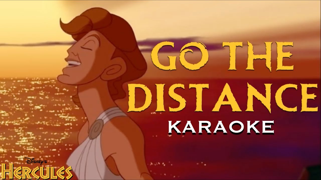 Go The Distance Karaoke Hercules Youtube