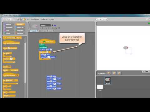 Scratch 1.4 Del 2 - Loop eller iteration