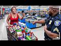 Cops SURPRISE Catch Walmart Shoplifters Recklessly Push Their Luck