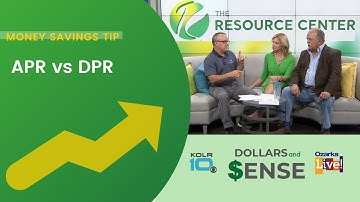 Money Savings Tips- APR vs DPR
