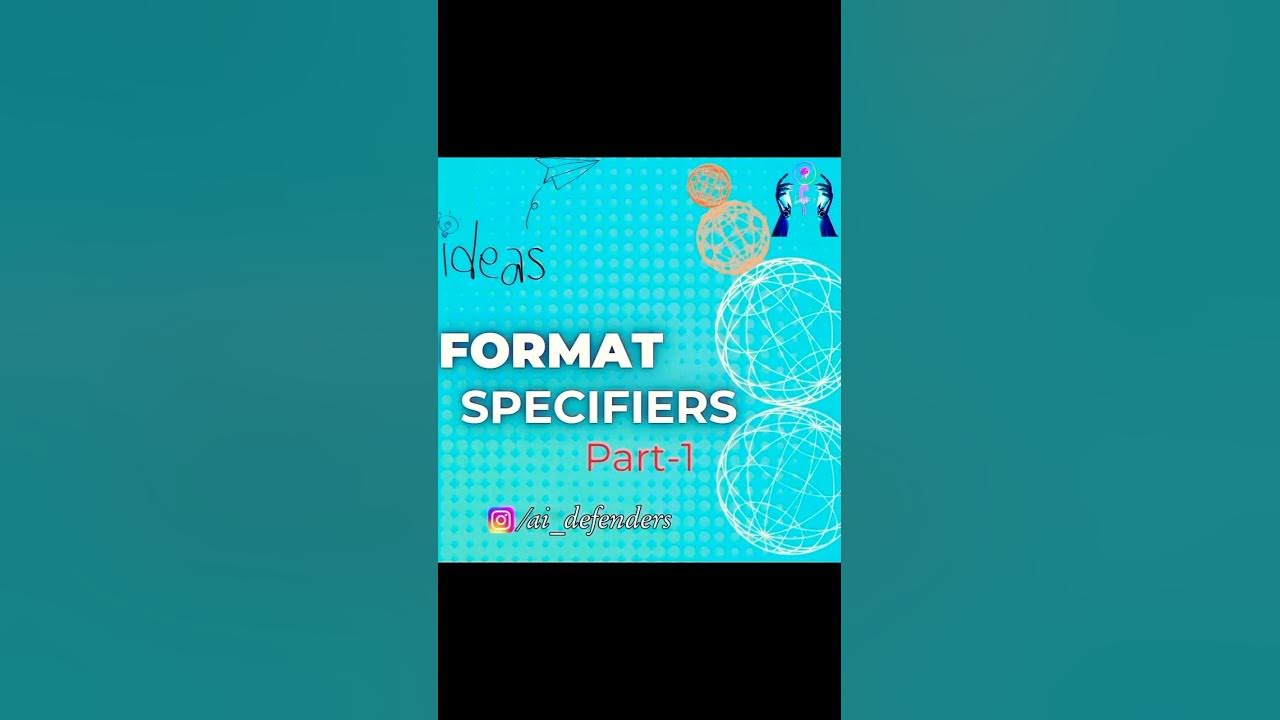 format specifiers #c #ccodejourney #learncoding #javascript #python # ...