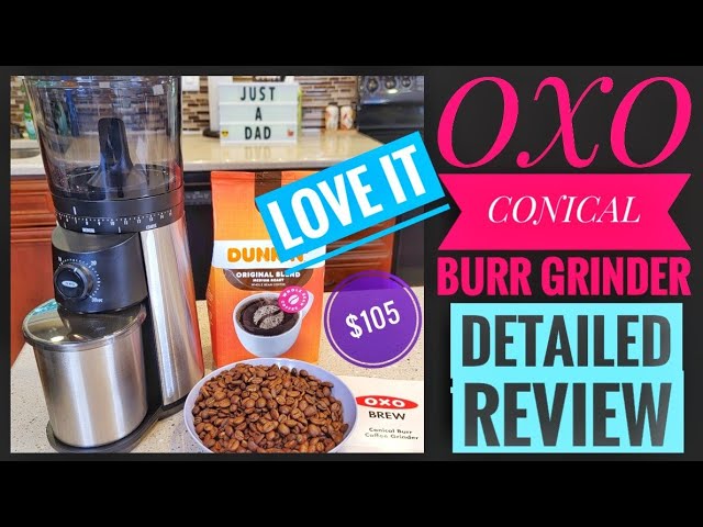 OXO Brew Adjustable Conical Burr Coffee Grinder + Reviews