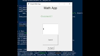 Simple Math App using Python screenshot 3