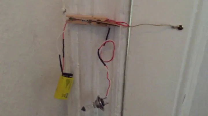 Alarmanlage mit ner Autolampe fr die Home Defense