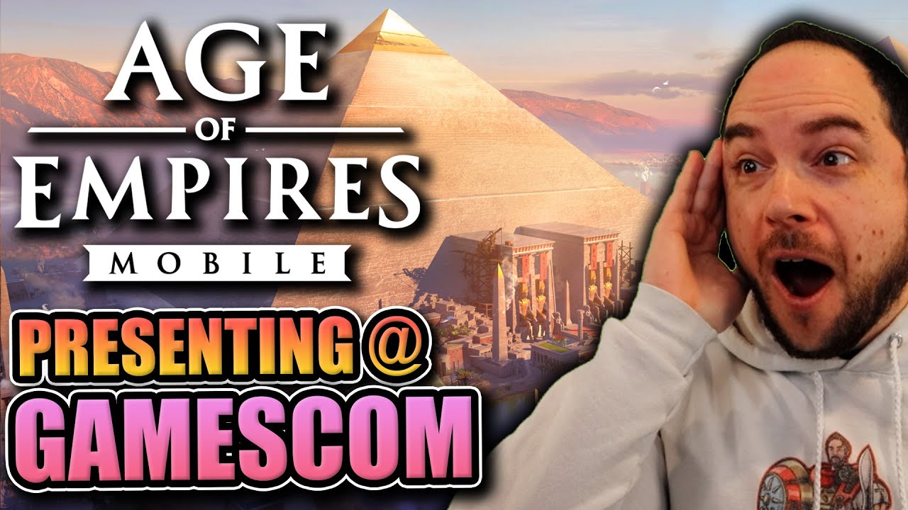 I presented Age of Empires Mobile at Gamescom, the biggest gaming conference in the world