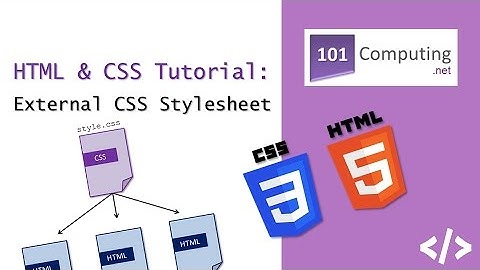 HTML Tutorial | External CSS Stylesheet