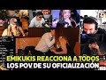 EMIKUKIS VE TODAS LAS REACCIONES A SU OFICIALIZACIÓN CON GLOGLO