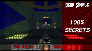 The Quirky Domain - 100% Secrets | Non euclidean DOOM MOD