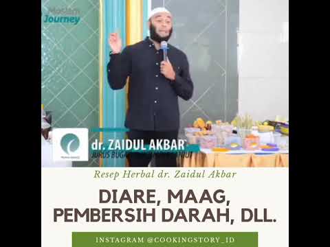 Resep Zaidul Akbar Diare