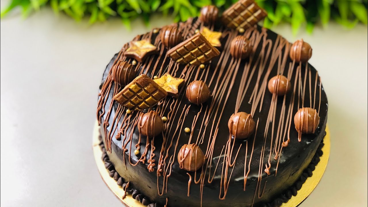 Chocolate Truffle Cake Recipe Without Eggs & Oven Rich Chocolate