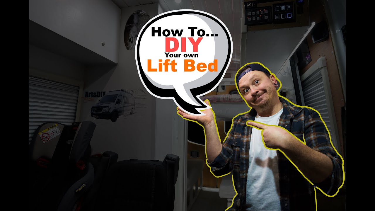 Mercedes Sprinter BED LIFT DIY System //Time-laps part 1
